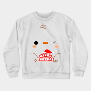 xmas chicken , cute design for Christmas Crewneck Sweatshirt